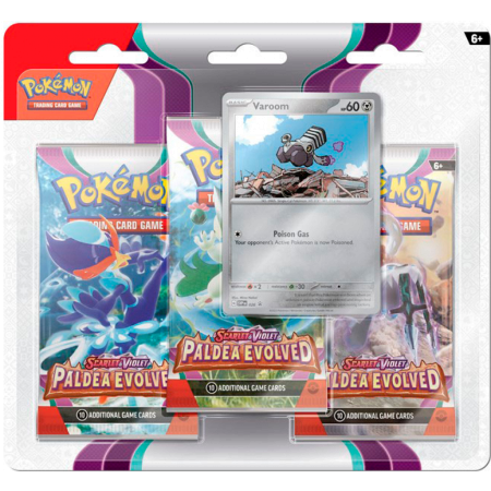 POKEMON SV 02 Paldea Evolved 3PK Blister  Varoom